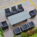 Wetherby Rattan Cube Dining Set - Image 2