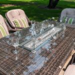 Wentworth 6 Seater Dining Set With Firepit - Image 3