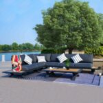 Windsor Teak Corner Sofa Set